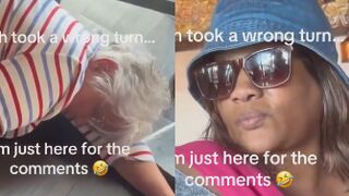 Elderly woman knocked unconscious after using the N-Word against a Black Woman