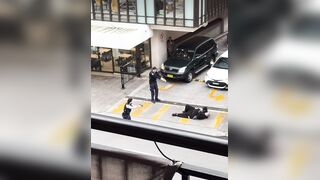 Police tase knife-wielding suspect twice during chaotic foot pursuit