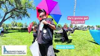 This is demonic: Satanists mock Charlie Kirk's death and cuss out Christians in Idaho