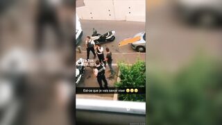 Egg on cop