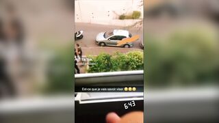 Egg on cop
