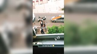 Egg on cop