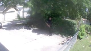 Man Loses Pants in Slapstick Police Chase Caught on Camera