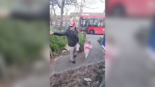 Man Confronts A Muslim Bus Driver In UK