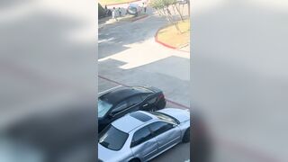 A person was run over during confrontation at a Mesquite apartment complex