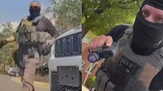 Northern Virginia woman says federal agent pointed gun at her