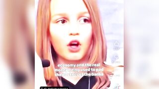 12 year old girl explains the economic coming collapse