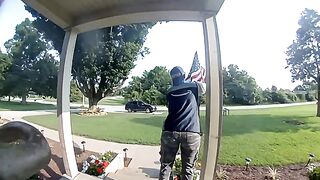 Amazon driver identified in viral flag salute video