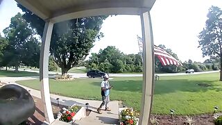 Amazon driver identified in viral flag salute video