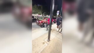 He picked the wrong door team to mess with...