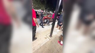 He picked the wrong door team to mess with...
