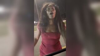A deranged Black woman has ATTACKED the vehicle of a White woman in Charlotte NC
