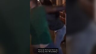 Ratchets fight in da hood...wait for it.
