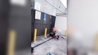 If a fat guy is capable of throwing leg kicks you know you’re in for a bad time