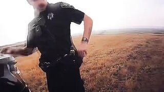 Lightning strikes next to South Dakota troopers during manhunt