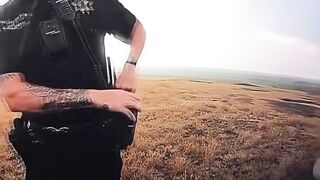 Lightning strikes next to South Dakota troopers during manhunt