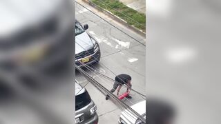 This Fire Extinguisher Makes Street Fights 10x Better