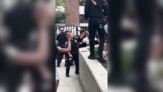 Wild scenes from a teen takeover that turned a Brooklyn apartment complex into a scen