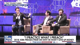 footage resurfacing of Charlie Kirk MIC DROPPING communist Hasan Piker to his face
