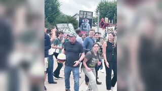 Traitor Sen. Mark Kelly (D-AZ) just got brutally BOOED out of the Iowa State Fair