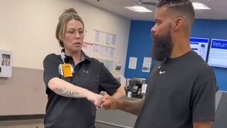 Guy kicked out of Walmart for buying people groceries