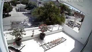 Construction Worker Falls to his Death in Bad Way (2 Angles)