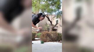 Woman Spray-Paints Dead Bush Green After HOA Tries To Charge Her