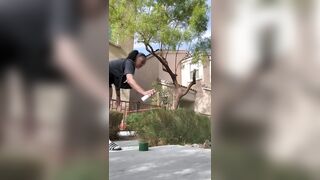 Woman Spray-Paints Dead Bush Green After HOA Tries To Charge Her