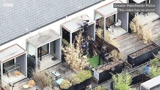 Police arrest wanted man while he slept on roof