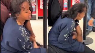 Somali women fighting inside Target. Hijabs flying. Merchandise everywhere.