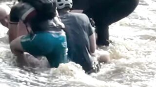 This is literally why they say "turn around don't drown"