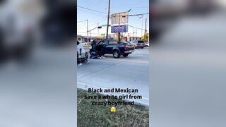 Bystanders in Houston Stop Man's Assault on Woman in Truck