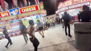 Absolute CHAOS broke out at the Wisconsin State Fair as "teens" began BEATING ANYONE IN SIGHT