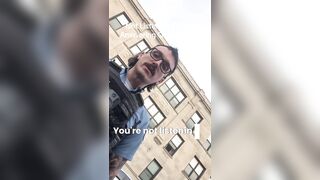 Heated Exchange Erupts Between Chicago Resident and Police Officer