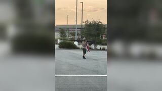 Man Steals Flock Camera Still Attached to 12-Foot Pole While Draped in American Flag