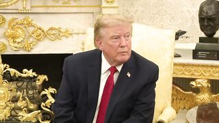 President Trump just CHASTISED a CNN reporter for "SCREAMING" in the Oval Office
