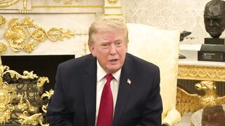 President Trump just CHASTISED a CNN reporter for "SCREAMING" in the Oval Office