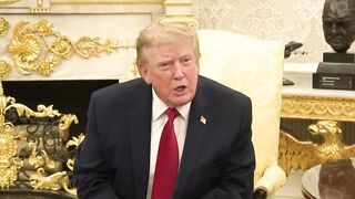 President Trump just CHASTISED a CNN reporter for "SCREAMING" in the Oval Office