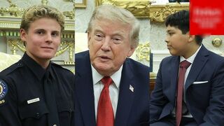 AMAZING Trump hosts 16-year-old lifeguard Ryder Williams, an ABSOLUTE HERO