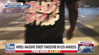 Massive street takeover in LA leaves liquor business with over $30k in damages