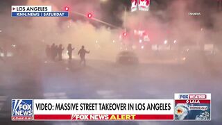 Massive street takeover in LA leaves liquor business with over $30k in damages