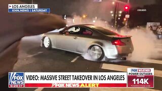 Massive street takeover in LA leaves liquor business with over $30k in damages