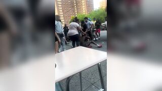 Another Daylight Mob Assault in NYC: Pack of Kids Beats Lone Teen as Bystanders Watch
