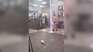Dunkin’ Erupts Into Total Chaos As Teens Brawl With Employees
