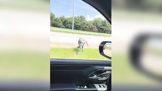Double amputee Marine saves American flag from the interstate