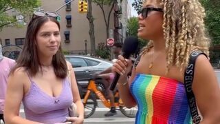 White liberal woman is asked if gays have lost any rights under this Trump administra