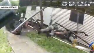 5 Officers Suffer Broken Bones Concussions After Deck Collapses During Warrant Operat