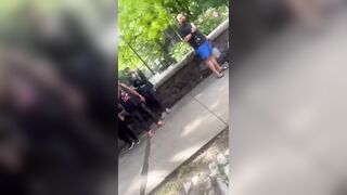 Woman suing ICE agent after she was maced while protesting