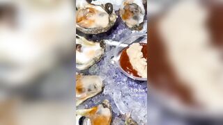 Clazzy Ratchet Slurps Down 48 oysters — driving her date to ditch the tab