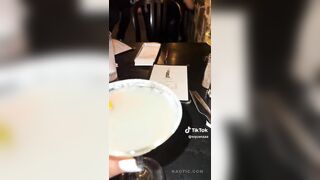 Clazzy Ratchet Slurps Down 48 oysters — driving her date to ditch the tab